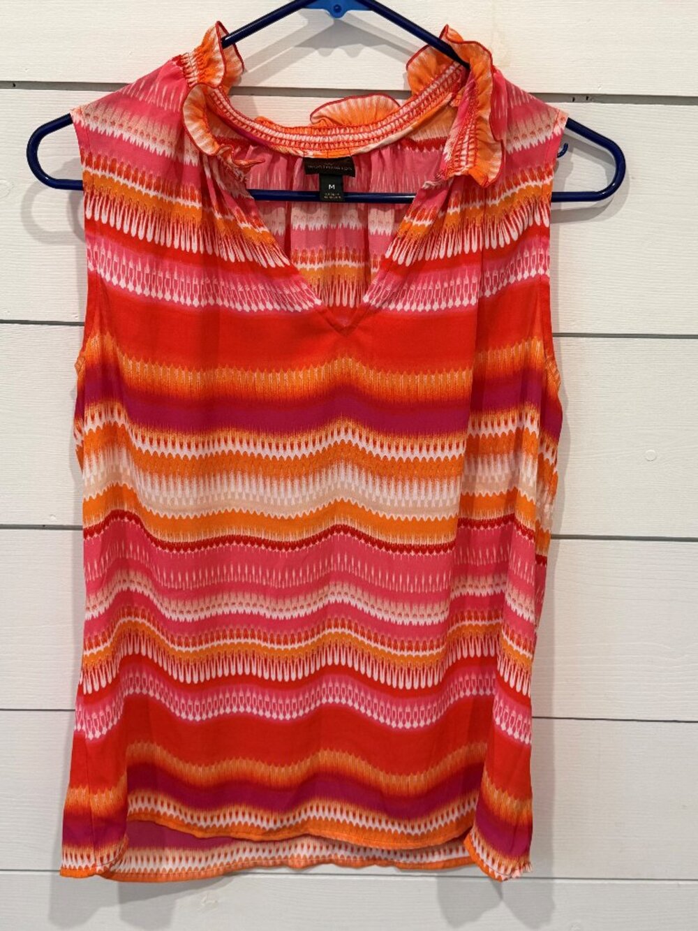 Colourful striped cami